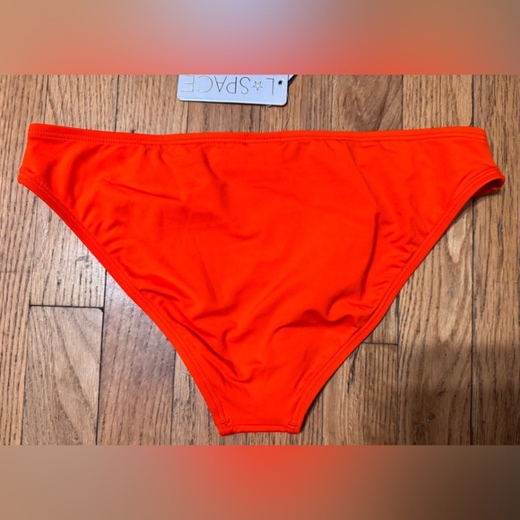 L*Space Sandy Full Bikini Bottom in Poppy red/orange - Picture 4 of 6
